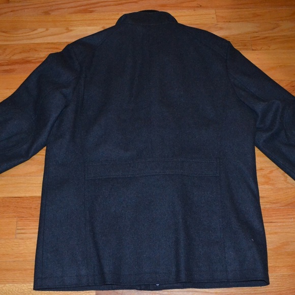 Men’s Express wool coat, size large - Picture 6 of 9